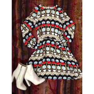 Psychedelic 60s Party Dress